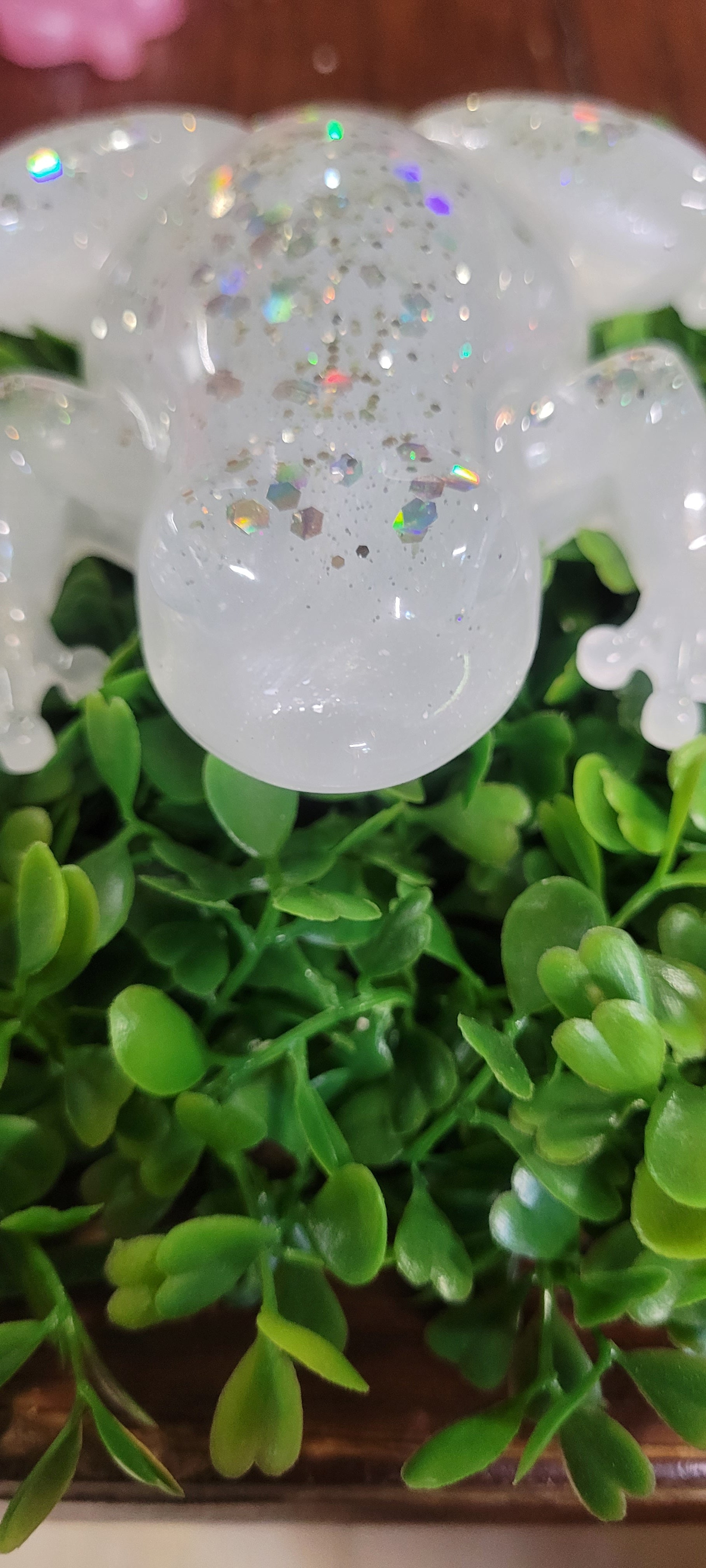 Glitter Resin Frog