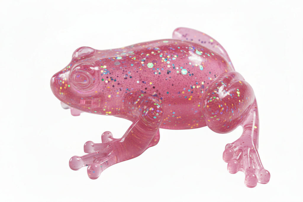 Glitter Resin Frog